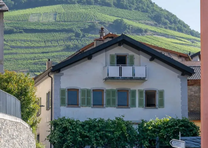 住宿加早餐酒店 Feuille De Vigne Saint-Léonard